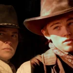 Leonardo DiCaprio e Sharon Stone no filme Rápida e Mortal (1995)
