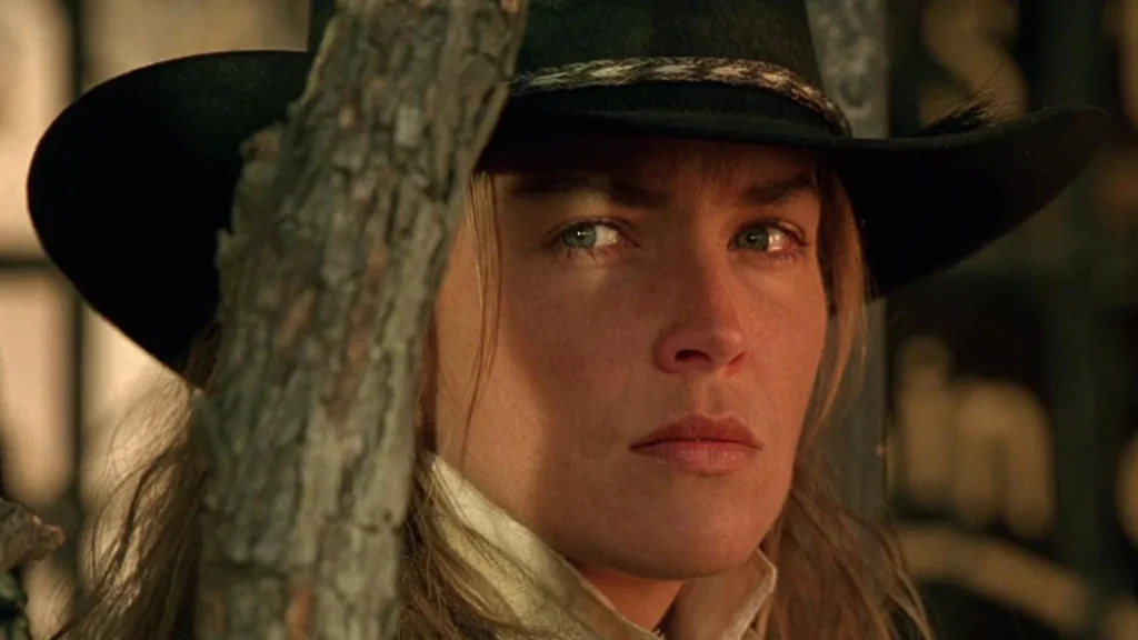 Sharon Stone no filme velho oeste Rapida e Mortal