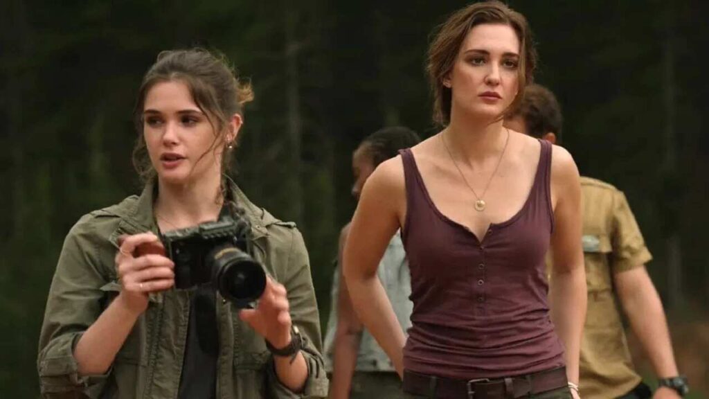 Katherine Barrell e Sai Bennett em Panico no Lago O Legado