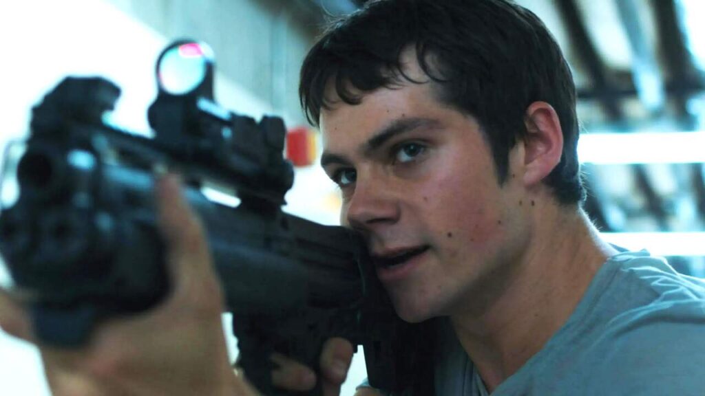 Dylan O'Brien em Maze Runner 2