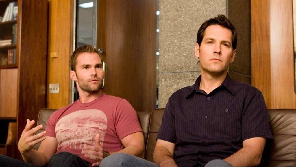 Faça o Que Eu Digo, Não Faça o Que Eu Faço é um filme de comédia com Paul Rudd e Seann William Scott