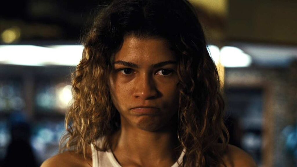 Zendaya como Rue Bennett Euphoria 3 temporada