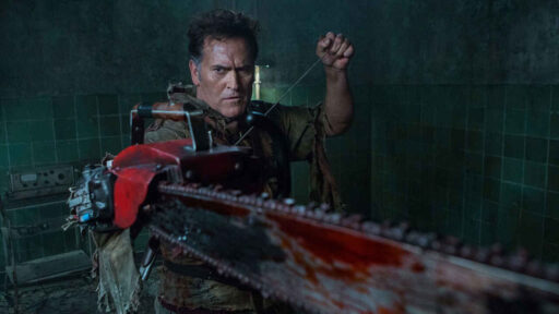 Bruce Campbell como Ash Willians em Ash vs. Evil Dead