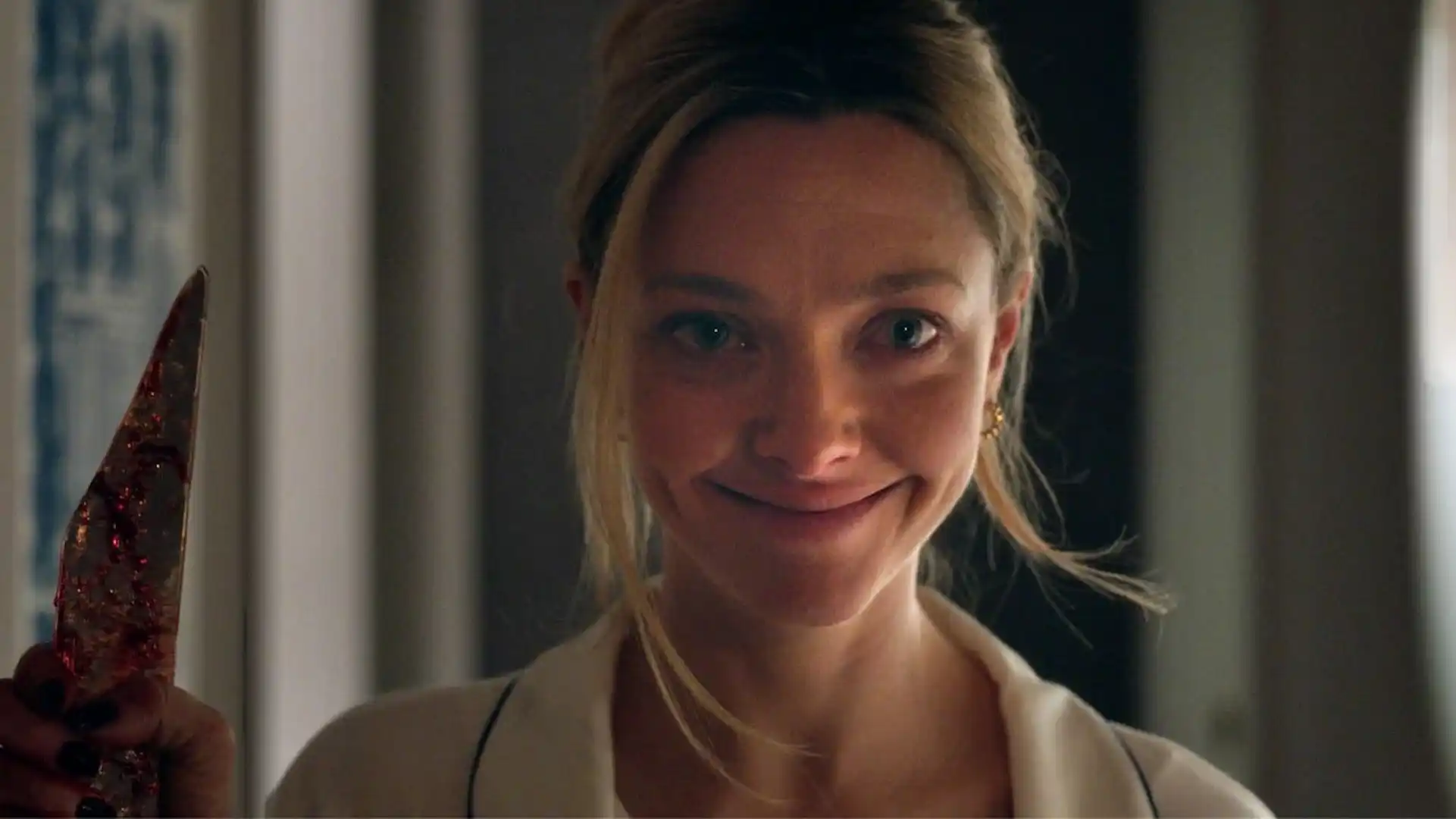 Atriz Amanda Seyfried em A Empregada