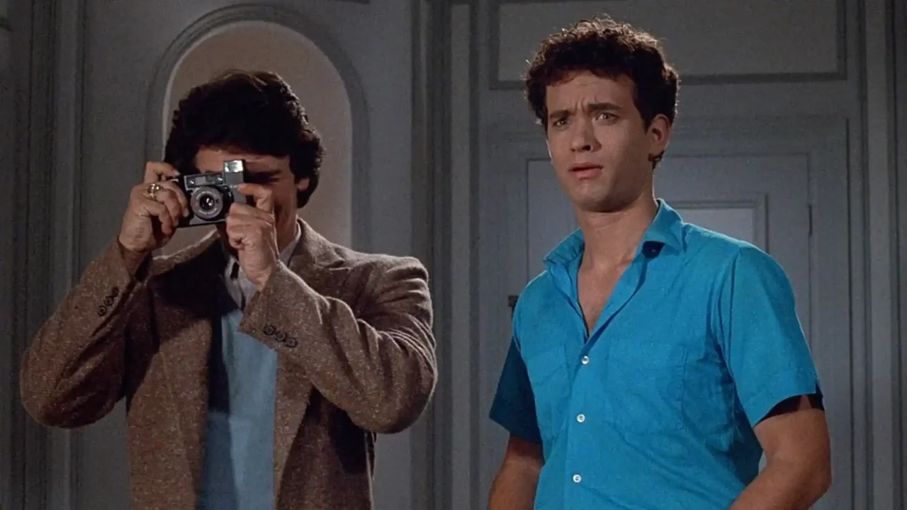 Tom Hanks em A Última Festa de Solteiro (1984)