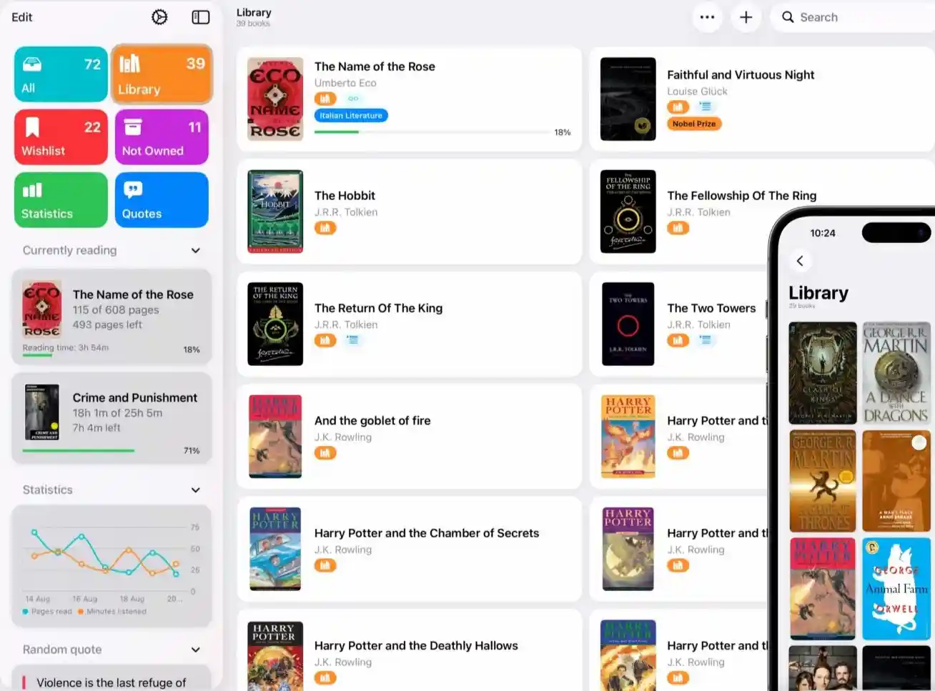 Bookly app de Livros para leitores