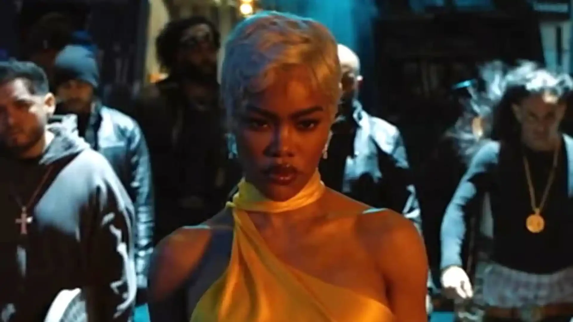 Atriz Teyana Taylor em todo mundo em panico 6