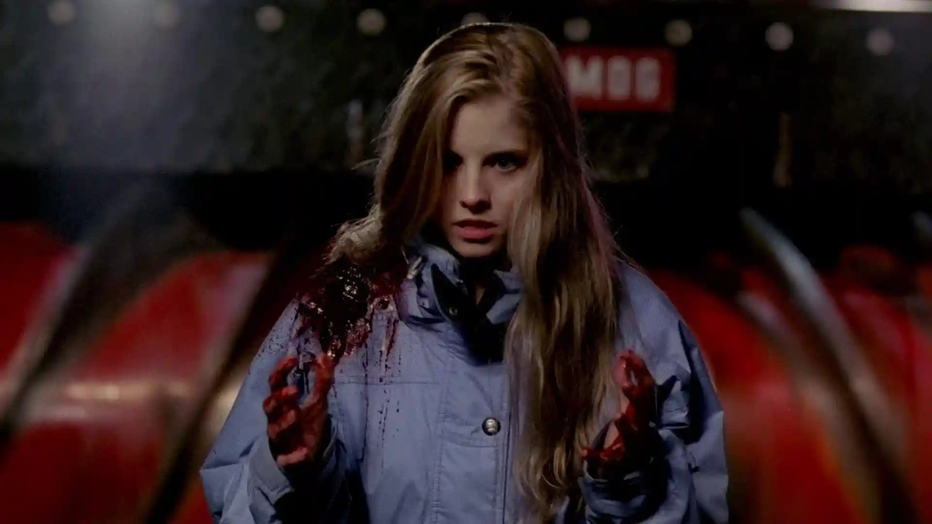 Assassino no final do slasher Esquiando para a Morte